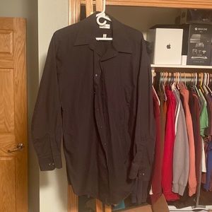 Van Heusen black tall shirt
